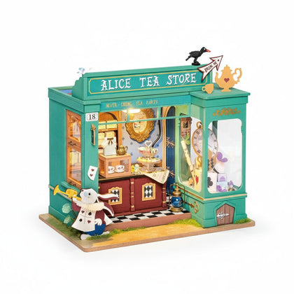 Diy Miniature House Kit Alice'S Tea Store