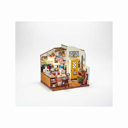 Diy Miniature House Kit Cozy Kitchen 196 Pcs