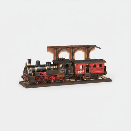 3D Wooden Puzzle - Steam Journey 38 X 124 X 144 mm 320PCS