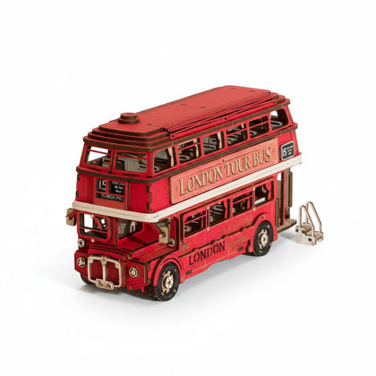 3D Wooden Puzzle London Tour Bus 255 Pcs