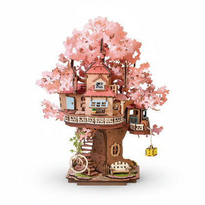 DIY Miniature House Kit - Sakura Tree House