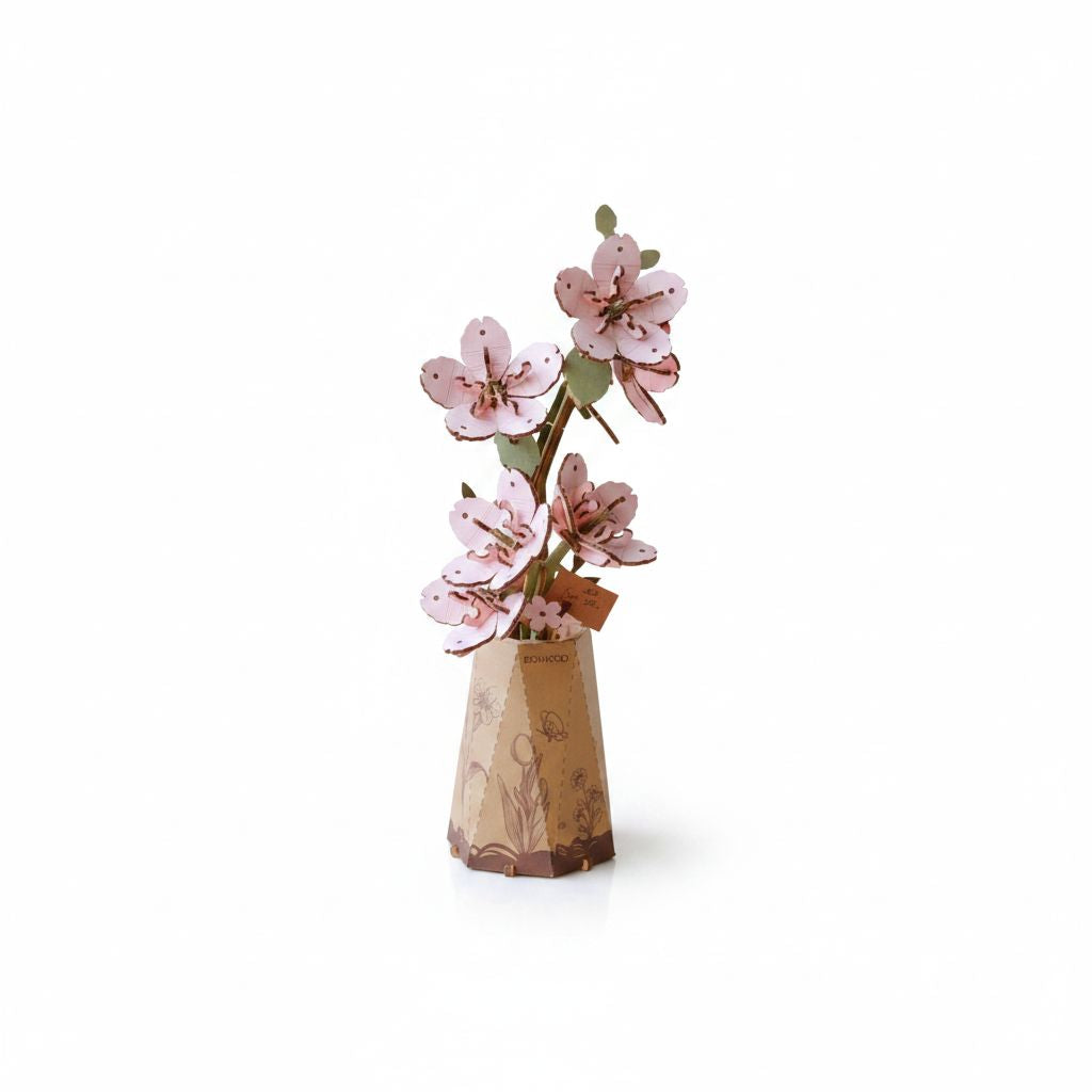 3D Wooden Puzzle - Flower Bouquet Sakura