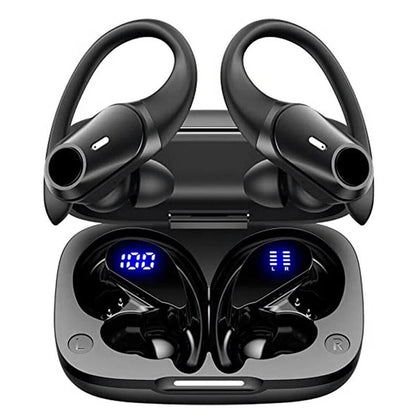 Gaming Wireless Earbuds Bt With Charging Case And Noise Cancellation Black