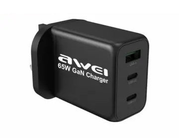 Charger Power Adapter 2.4A With Type-C Port Black