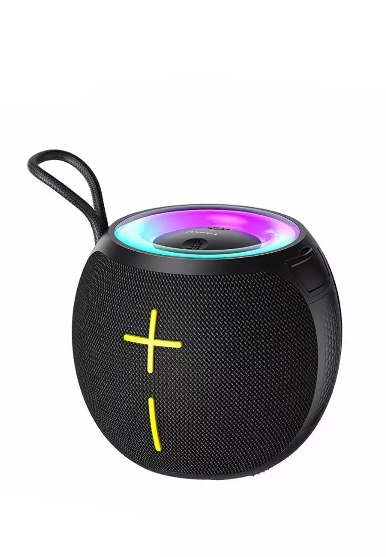 Portable Wireless Bt Speaker For Outdoor Use With Built In Battery Black