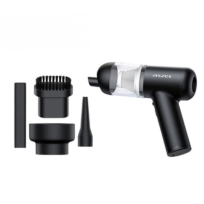 Portable Rechargeable Vacuum Cleaner Black