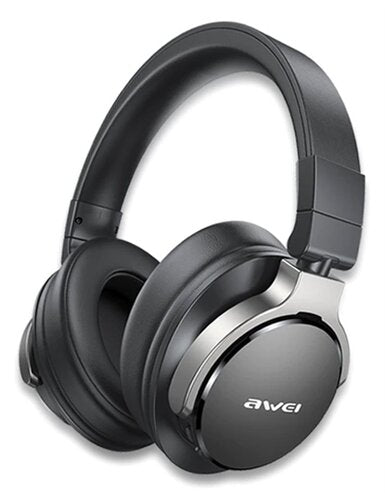 Foldable Wireless Headphone Bt With Noise Cancellation Function Black