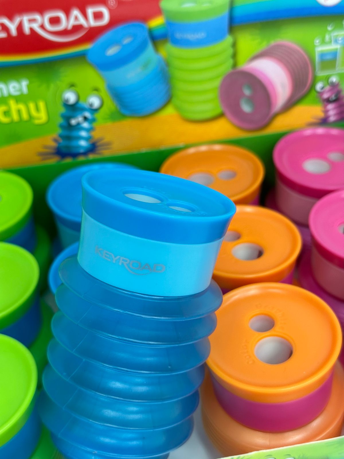 SHARPENER EXPANDABLE 2 HOLE ASSORTED COLOR