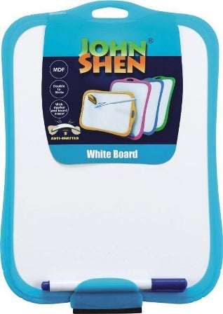 Edge Whiteboard 20X30Cm With Marker And Board Eraser Blue/Pink