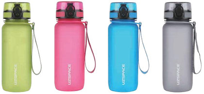 Plastic Water Bottle Colorful Frosted 650Ml Grav