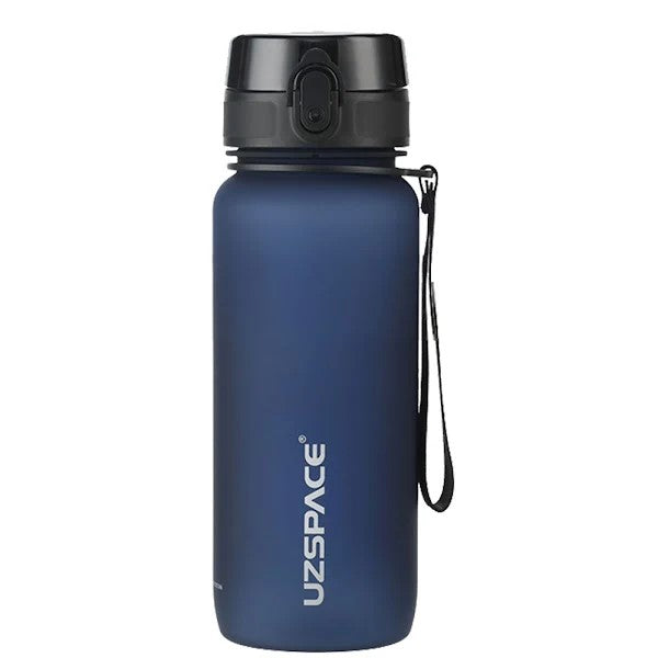 Plastic Water Bottle Colorful Frosted 650Ml Dark Blue