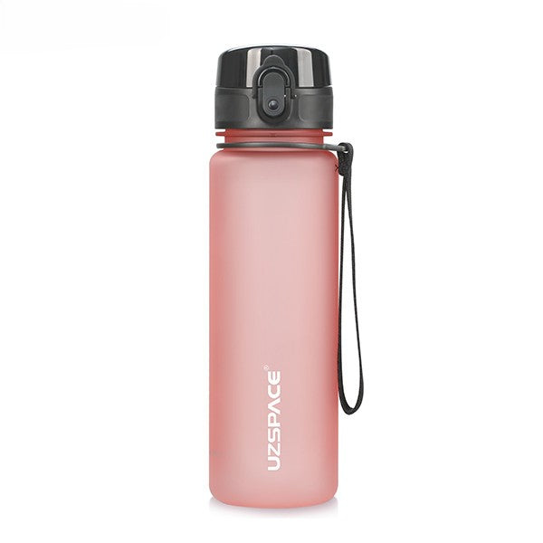 Plastic Water Bottle Colorful Frosted 650Ml Glow Pink