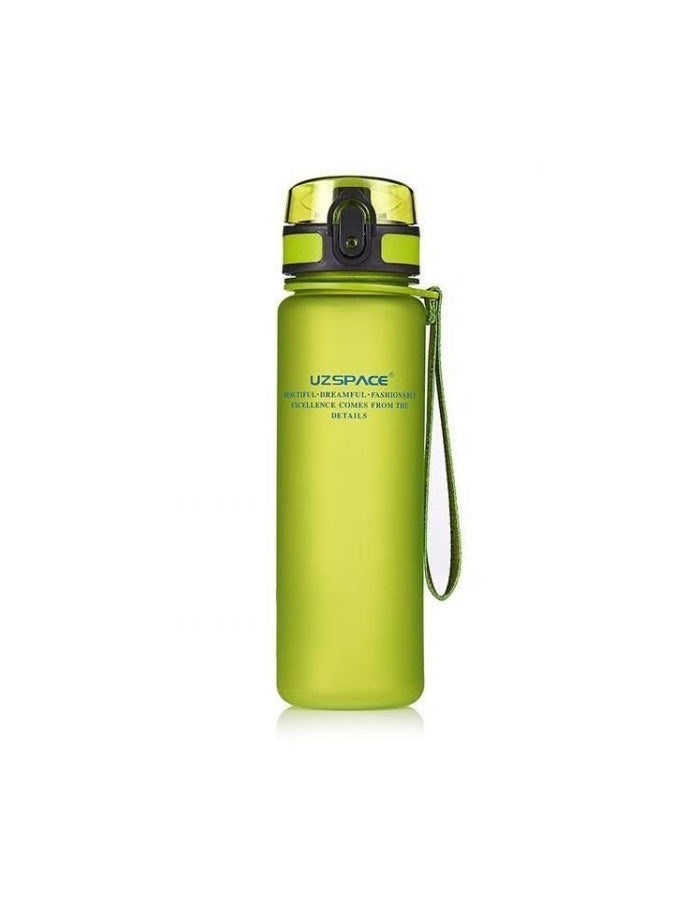 Plastic Water Bottle Colorful Frosted 1000Ml Green