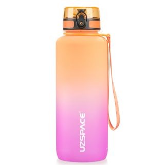 Plastic Water Bottle Colorful Frosted 1500Ml Orange And Purple