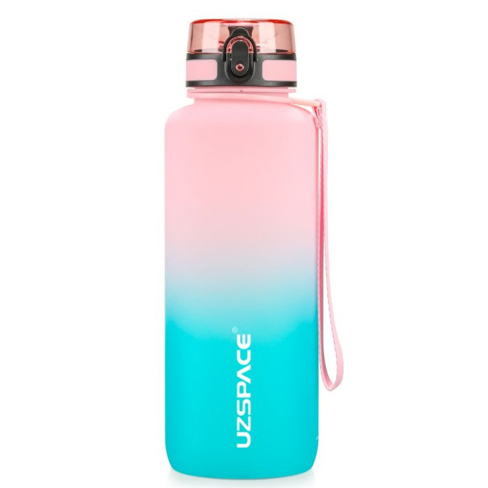 Plastic Water Bottle Colorful Frosted 1500Ml Pink And Cvan