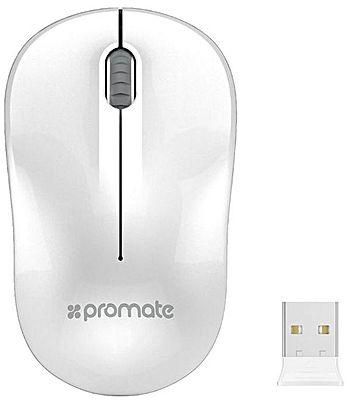 Portable Wireless Mouse White W/Nano Usb