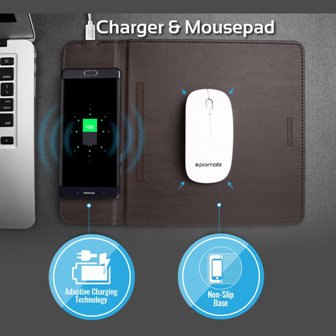Qi Wireless Charging Pad W/Mouse Pad