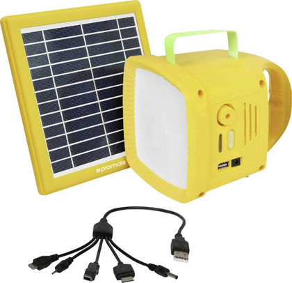 Rechargeable Led Light Solar  With Built In Power Bank 4400Mah And Fm Radio For Camping