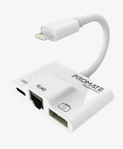 3-In-1 High Speed Otg Lightning Hub&amp;Network Port