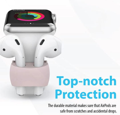 Shock Proof Airpods Watch Band Holder Clip Pink