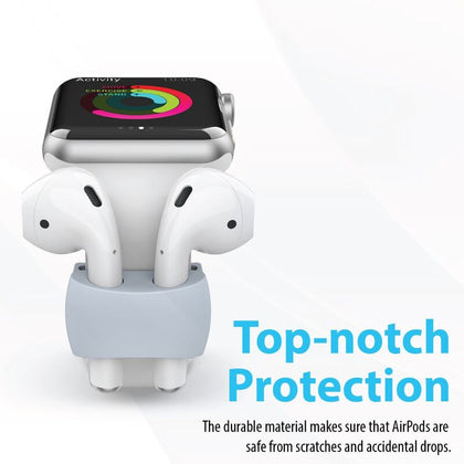 Shock Proof Airpods Watch Band Holder Clip Blue