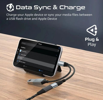 Otg Media Adapter For Ios Devices