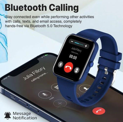 Smart Watch Activlife 1.8" With Wireless Bt Calling Blue