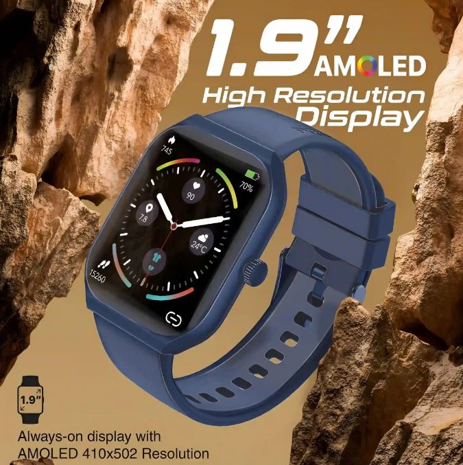Fitness Tracker Smartwatch With Bt Calling 1.96" Blue