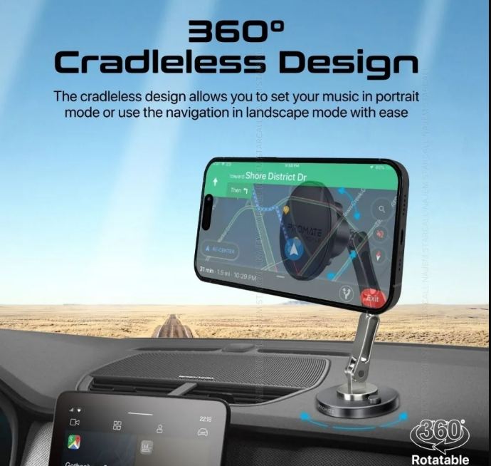 Securegrip 360 Cardleless Smartphone Holder Black