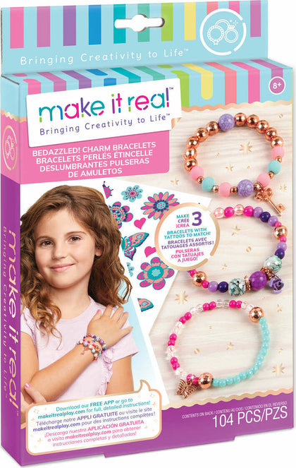 Bedazzled! Charm Beads Bracelets 104Pcs