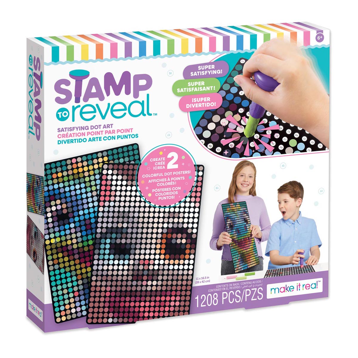Diamond Paint Stamp To Reveal 1208Pcs