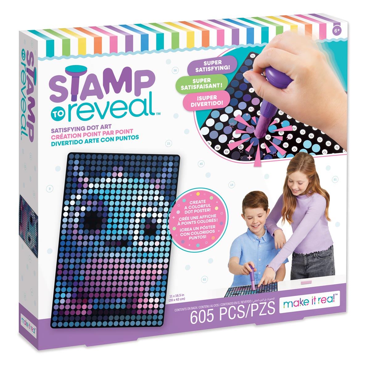 Diamond Paint Stamp To Reveal Satisfying Dot Art 605Pcs