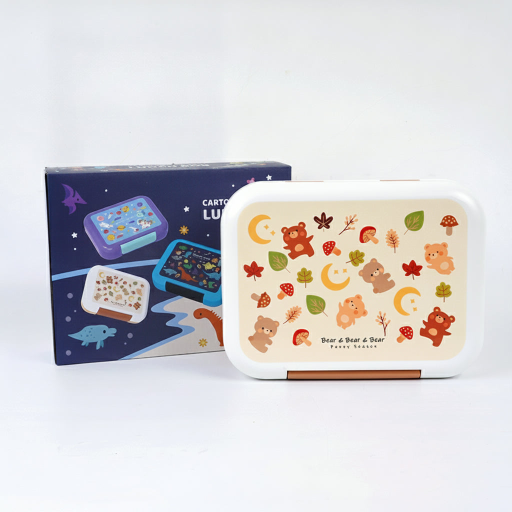Glo Student Compartment Lunch Box/Mixed 900Ml