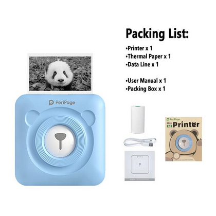Portable Thermal Mini Printer A6 Assorted Color