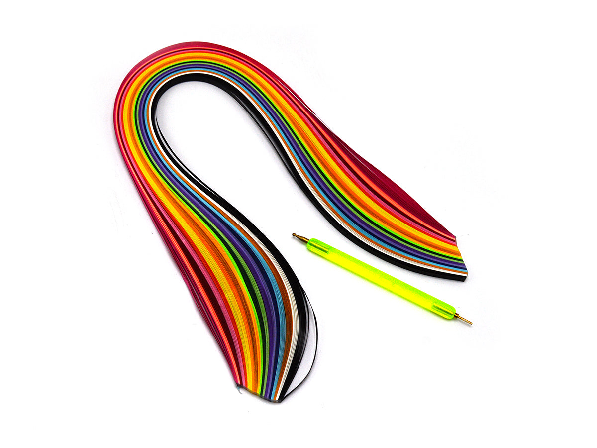 Paper Quilling Set Of 2Pcs Flower 26*10.5Cm -Crf4414
