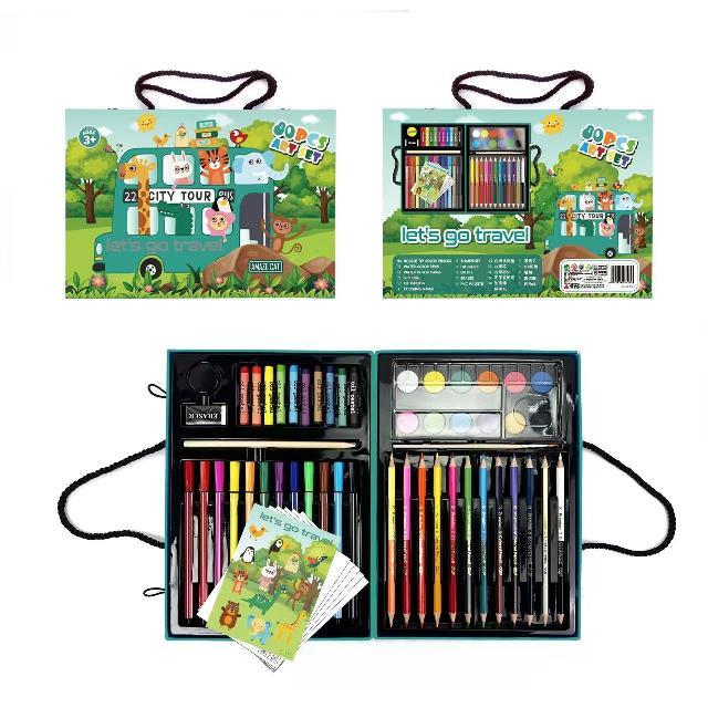 Coloring Painting Set- 80 Pc /