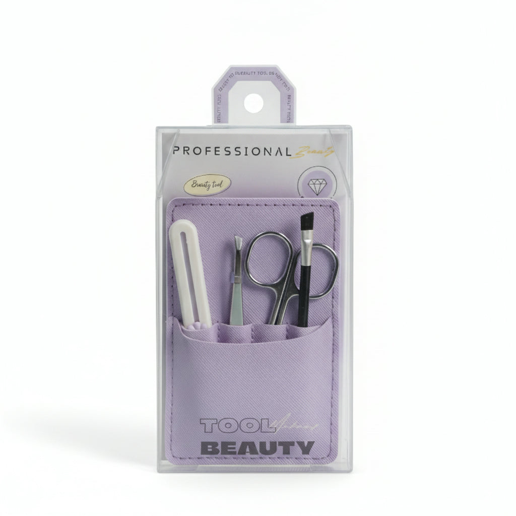 Purple Silver Series Eyebrow Combination/4-Piece Set