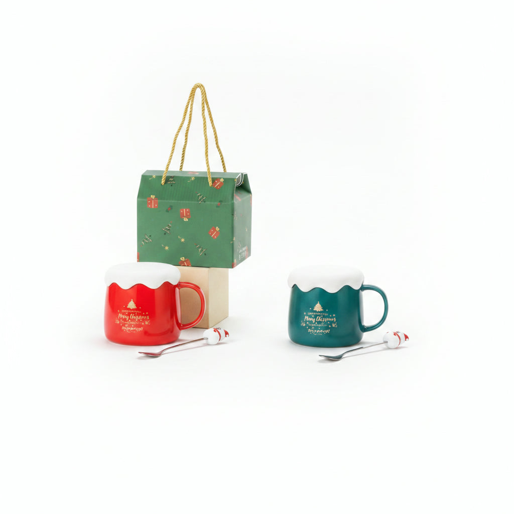 Christmas Snowflake Cup Gift Set / Mixed 500Ml