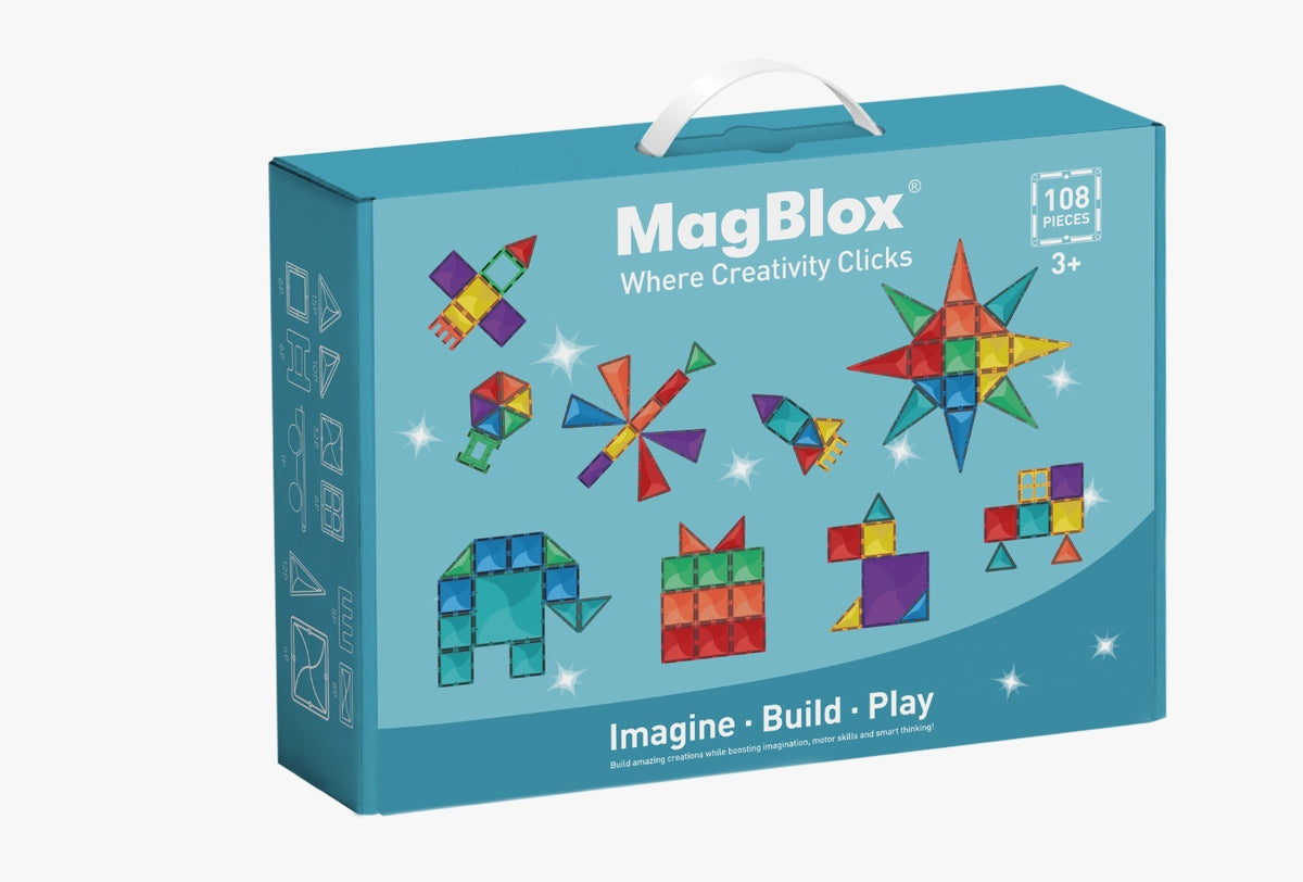 Magnetic Building Blocks &amp; Tiles Set 101pcs