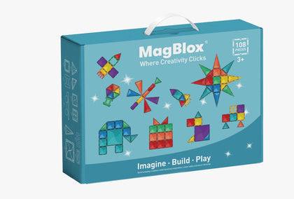 Magnetic Building Blocks & Tiles Set 101pcs