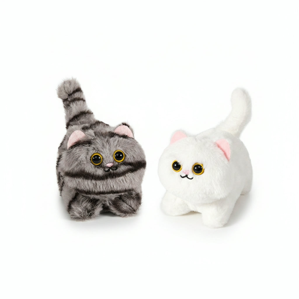 Pull String Plush Pet Cat