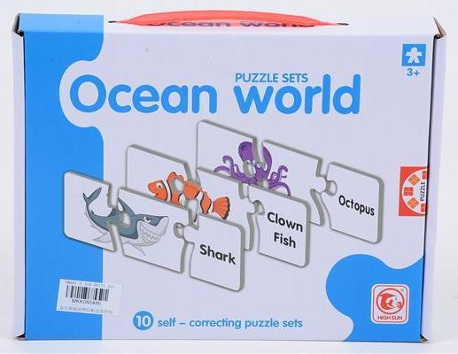 Kids Learning Puzzle About Ocean World