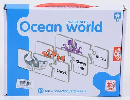 Kids Learning Puzzle About Ocean World