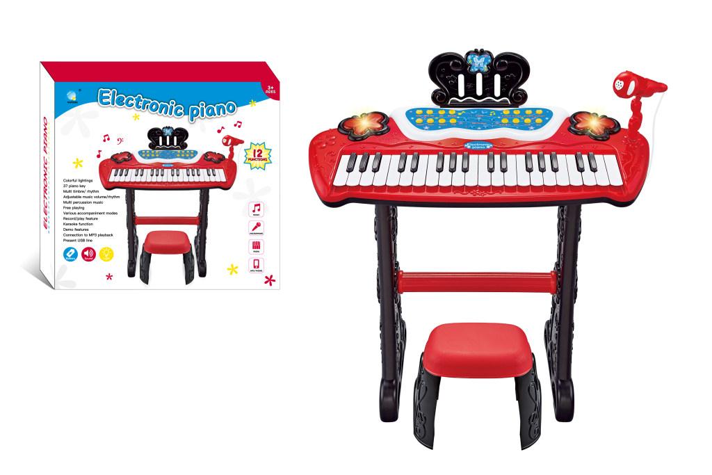 Electronic Piano With Chair