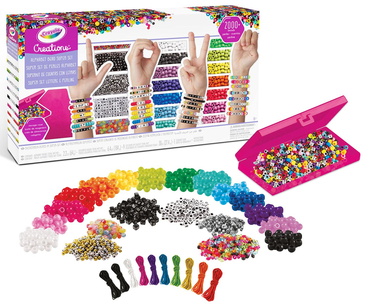 Creations Alphabet Bead Kit 800+ Pcs