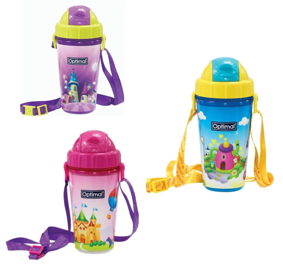 P.P. Insulated Straw Cuo 12M+ 350Ml Assorted