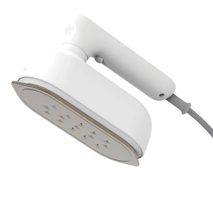 Portable Steam Iron Wrinkle-Removal Ceramic Coated Lates White
