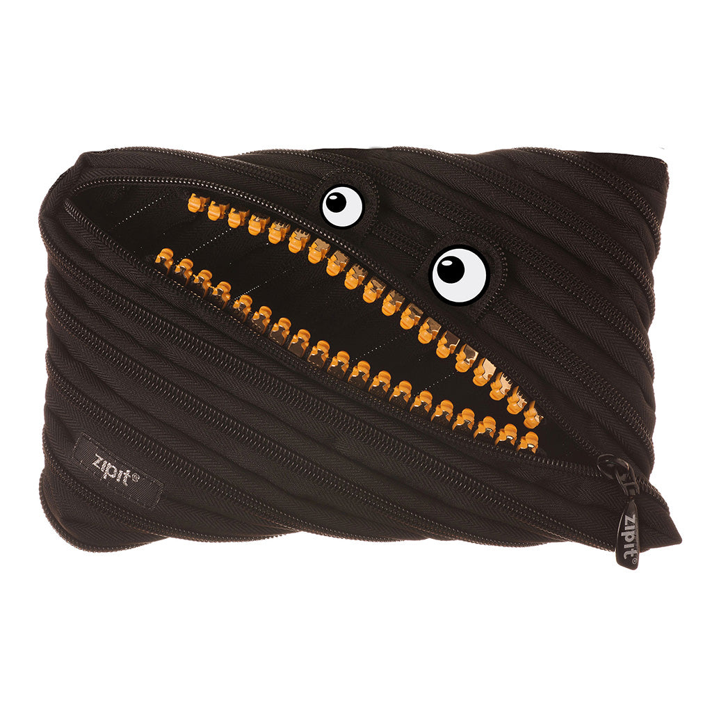 Pencil Case Wildlings Jumbo Monster Black