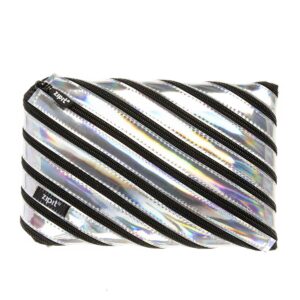 Pencil Case Jumbo Metallic Silver