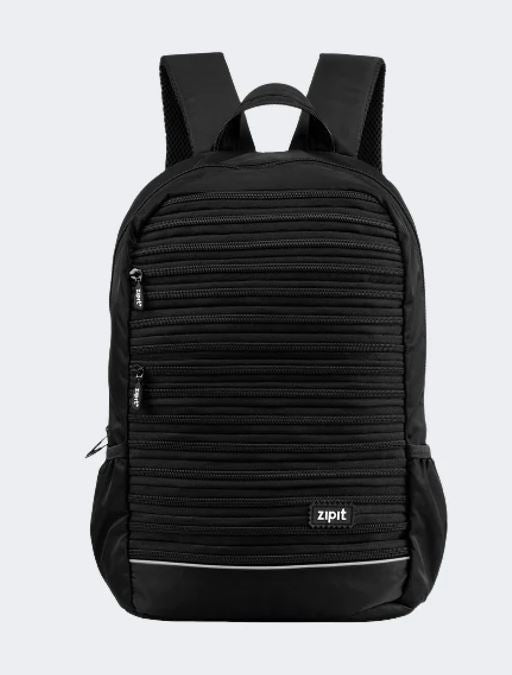 BackPack 1 Part W/Zippers Design Black